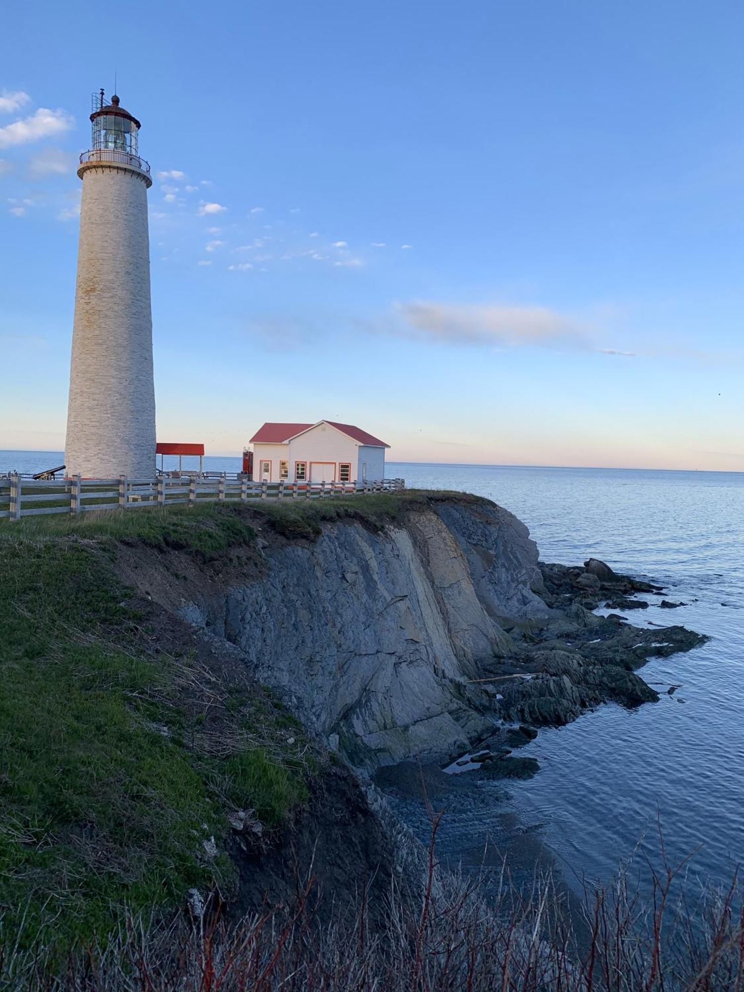 Motel Du Haut Phare Cap-des-Rosiers Exteriör bild
